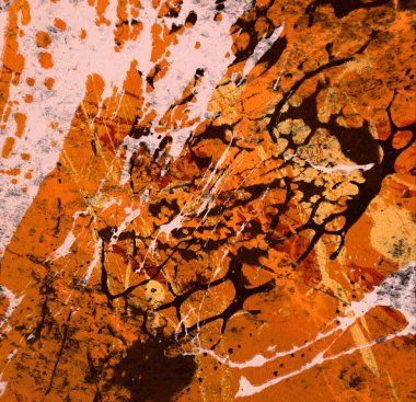 Arkaplanda soyut renkli lekeler          