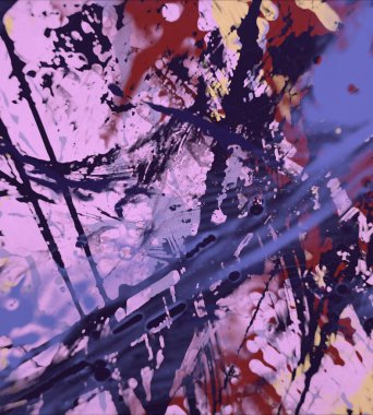 Arkaplanda soyut renkli lekeler