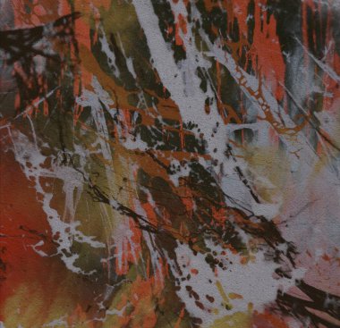 metin için alan ile arka planda soyut renkli lekeler