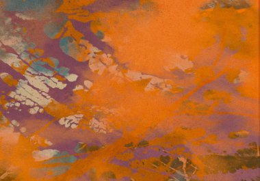 Metin için yeri olan boya lekeleriyle soyut arkaplan