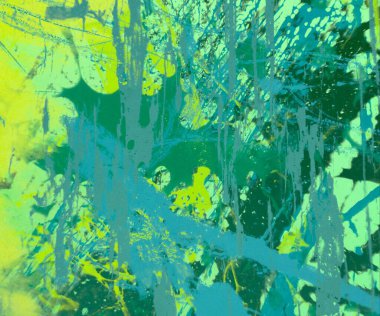 Arkaplanda soyut renkli lekeler