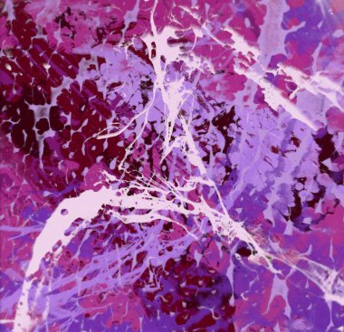 Metin için yeri olan boya lekeleriyle soyut arkaplan  