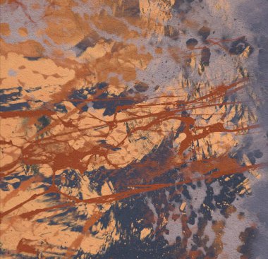 Arkaplanda soyut renkli lekeler