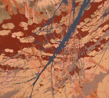 Metin için yeri olan boya lekeleriyle soyut arkaplan