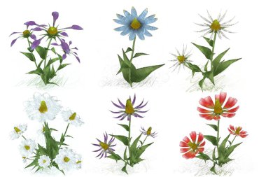 Çiçekli çiçek deseni