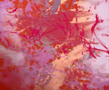 Metin için yeri olan boya lekeleriyle soyut arkaplan