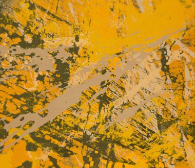 Metin için yeri olan boya lekeleriyle soyut arkaplan  