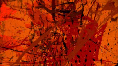 Arkaplanda soyut renkli lekeler               