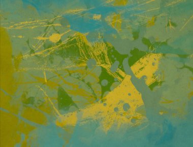 Arkaplanda soyut renkli lekeler