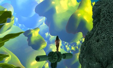 soyut renkli arkaplan, alanı kopyala