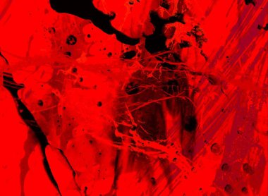 Arkaplanda soyut renkli lekeler               