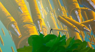 Bir binanın havadan görüntüsü