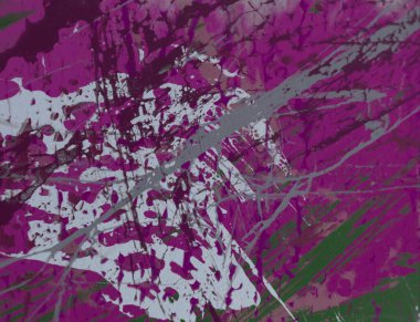 Metin için yeri olan boya lekeleriyle soyut arkaplan