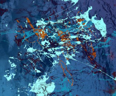 Arkaplanda soyut renkli lekeler