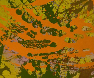 Arkaplanda soyut renkli lekeler