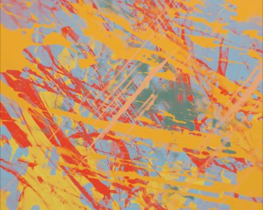 metin için alan ile arka planda soyut renkli lekeler