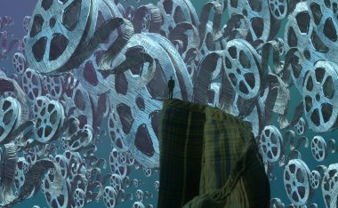 metin için alanı olan soyut kavramsal yaratıcı arkaplan 