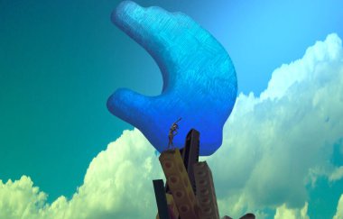 Mavi gökyüzünün dünyası