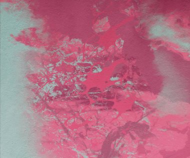 Metin için yeri olan boya lekeleriyle soyut arkaplan