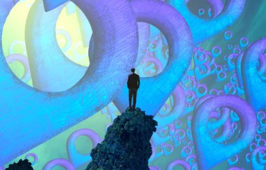 bir arka plan üzerinde noel ağacı