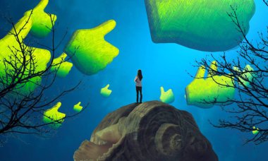 soyut renkli arkaplan, alanı kopyala