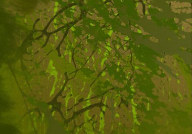 Arkaplanda soyut renkli lekeler             