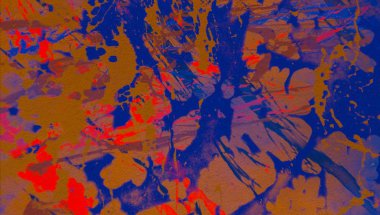 Metin için yeri olan boya lekeleriyle soyut arkaplan 