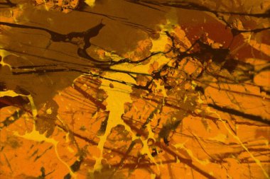 metin için alan ile arka planda soyut renkli lekeler