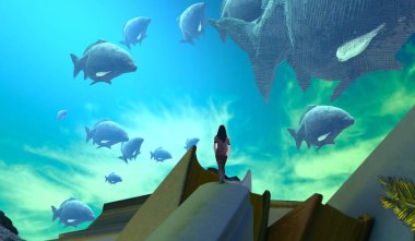 Denizde güzel balık