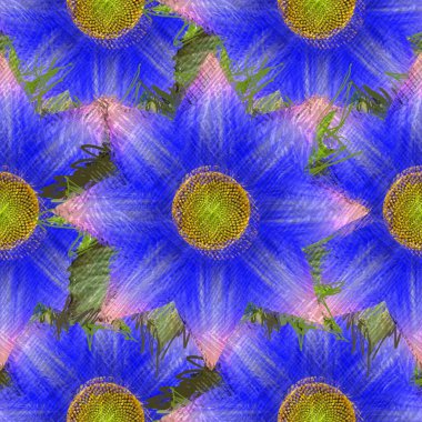 renkli arka plan ile çiçekler