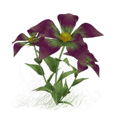 Renkli çiçek doku arka plan 