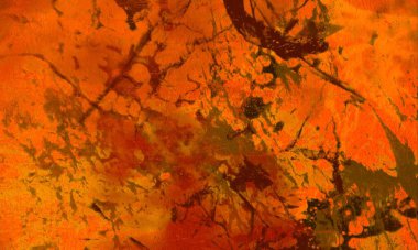 Metin için yeri olan boya lekeleriyle soyut arkaplan