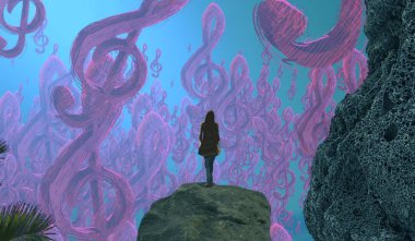 Tasarımınız için alanı olan soyut arkaplan