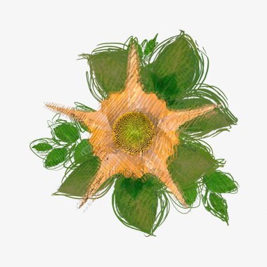 Beyaz arka plan üzerinde izole suluboya