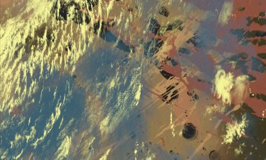 Arkaplanda soyut renkli lekeler