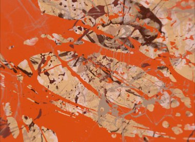 Arkaplanda soyut renkli lekeler