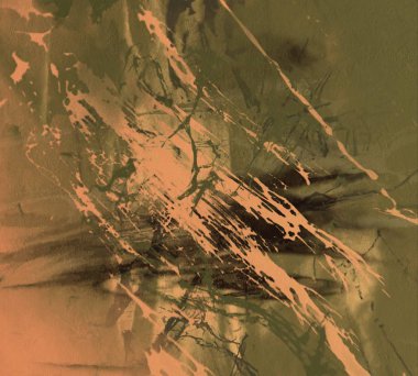 Metin için yeri olan boya lekeleriyle soyut arkaplan