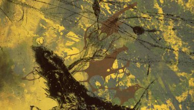 Arkaplanda soyut renkli lekeler