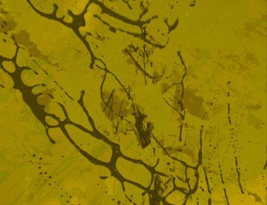 Metin için yeri olan boya lekeleriyle soyut arkaplan