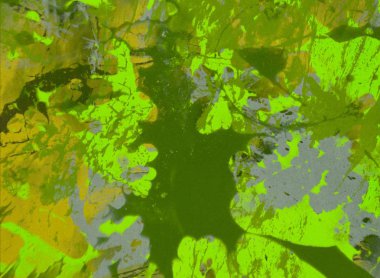 Arkaplanda soyut renkli lekeler