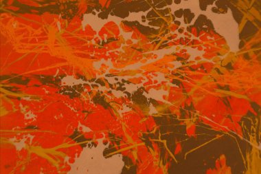 metin için alan ile arka planda soyut renkli lekeler