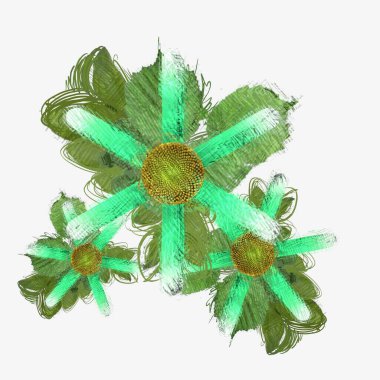 kopya alanı ile arka plan için sanatsal renkli illüstrasyon