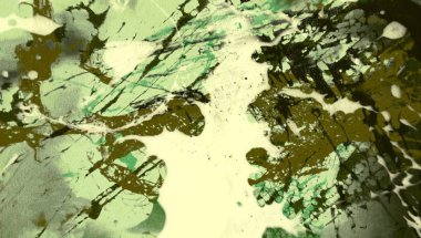 Metin için yeri olan boya lekeleriyle soyut arkaplan