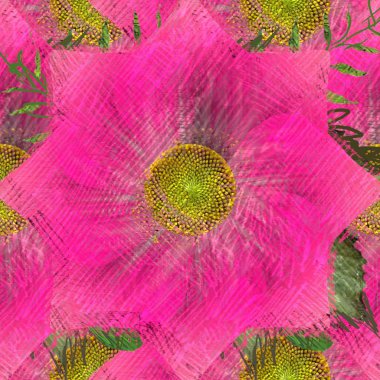 Beyaz arkaplanda pembe çiçekler