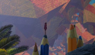 Parktaki sonbahar ağacı