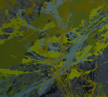 Metin için yeri olan boya lekeleriyle soyut arkaplan