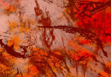 Arkaplanda soyut renkli lekeler