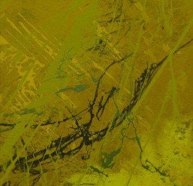 Metin için yeri olan boya lekeleriyle soyut arkaplan