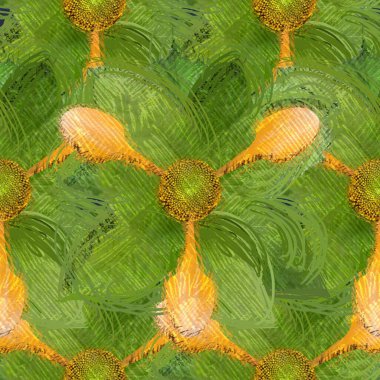 Dağınık tarzda çiçek çizim, grungy arka plan.