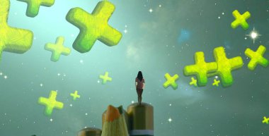 metin için alanı olan soyut kavramsal yaratıcı arkaplan 